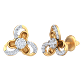 18K Gold & Diamond Women Stud Earring KRB40073E
