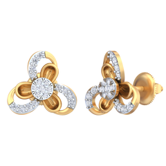 18K Gold & Diamond Women Earring KRB40073E