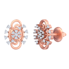 18K Gold & Diamond Women Earring KRB40076E