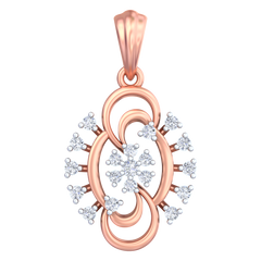 18K Gold & Diamond Pendent Set KRB40076P