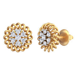 18K Gold & Diamond Women Earring KRB40078E