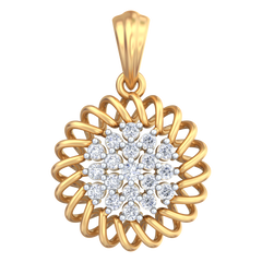 18K Gold & Diamond Pendent Set KRB40078P