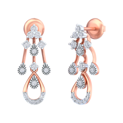 14K Gold & Diamond Women Dangler Earring KRB44088E-A