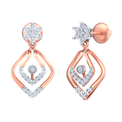 14K Gold & Diamond Women Earring KRB44115E