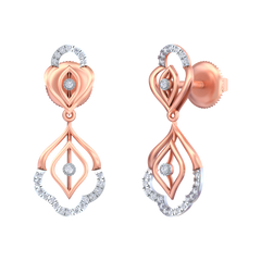 14K Gold & Diamond Women Earring KRB44117E