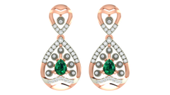 14K Gold & Diamond Women Earring KRB44119ER-A