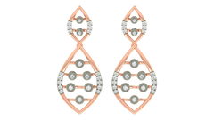 14K Gold & Diamond Women Earring KRB44120E-A