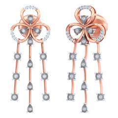 14K Gold & Diamond Women Earring KRB44122E