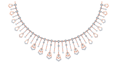 14K Gold & Diamond Choker Necklace Set KRB44123N