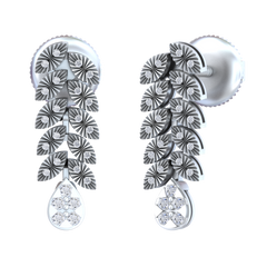 White Gold & Diamond Women Earring KRB44164E