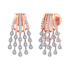 14K Gold & Diamond Women Earring KRB44185E