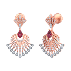 14K Gold & Diamond Women Earring KRB44186ER