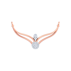 Gold & Diamond Modern Mangalsutra For Women KRC50074