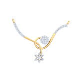 18K Gold & Diamond Dailywear Mangalsutra For Women KRB90034