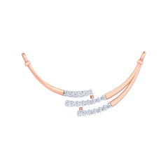 18K Gold & Diamond Mangalsutra For Women KRB90035