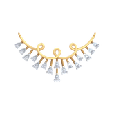 18K Gold & Diamond Dailywear Mangalsutra For Women KRB90036