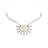 18K Gold & Diamond Dailywear Mangalsutra For Women KRB90046