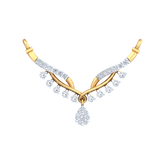 18K Gold & Diamond Dailywear Mangalsutra For Women KRB90049