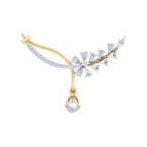 18K Gold & Diamond Dailywear Mangalsutra For Women KRB90052