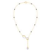 18K Gold & Diamond Beaded Mangalsutra For Women KRE90109