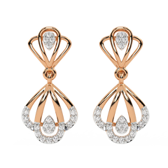 14K Gold & Diamond Women Dangler Earring KRH44033E