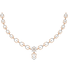 14K Gold & Diamond Dailywear Necklace Set KRH44035N
