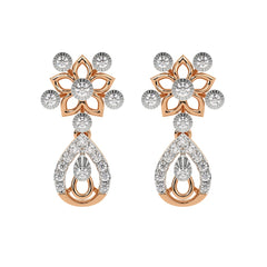 14K Gold & Diamond Women Dangler Earring KRH44036E