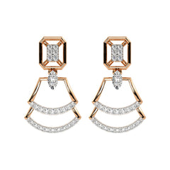 14K Gold & Diamond Women Engagement Earring KRH44041E