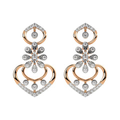 14K Gold & Diamond Women Engagement Earring KRH44042E