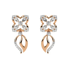 14K Gold & Diamond Women Dangler Earring KRH44043E