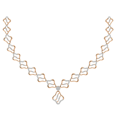 14K Gold & Diamond Lightweight Necklace Set KRH44044N