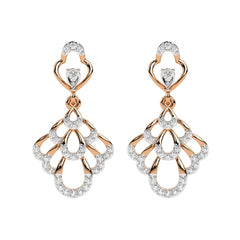 14K Gold & Diamond Women Earring KRH44045E