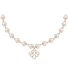14K Gold & Diamond Dailywear Necklace Set KRH44045N