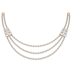 14K Gold & Diamond Choker Necklace Set KRH44049N