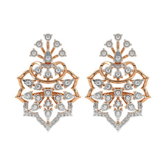 14K Gold & Diamond Women Earring KRH44053E