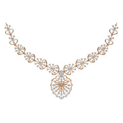 14K Gold & Diamond Dailywear Necklace Set KRH44053N