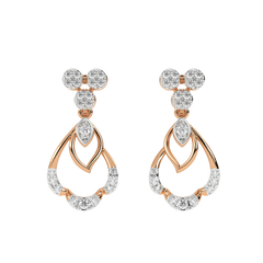 14K Gold & Diamond Women Earring KRH44125E