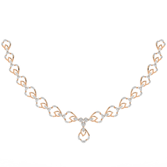 14K Gold & Diamond Lightweight Necklace Set KRH44125N