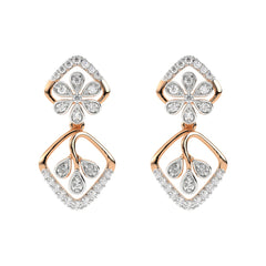 14K Gold & Diamond Women Dangler Earring KRH44126E
