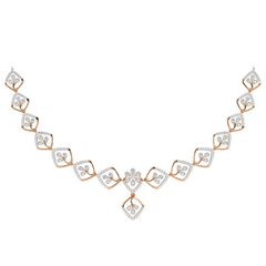 14K Gold & Diamond Dailywear Necklace Set KRH44126N