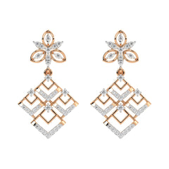 14K Gold & Diamond Women Engagement Earring KRH44127E