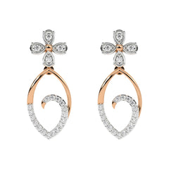 14K Gold & Diamond Women Engagement Earring KRH44128E