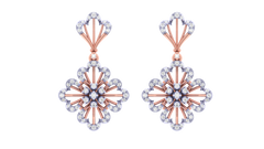 14K Gold & Diamond Women Engagement Earring KRI44001E