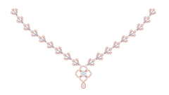 14K Gold & Diamond Necklace Set KRI44001N