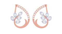 14K Gold & Diamond Women Earring KRI44003E