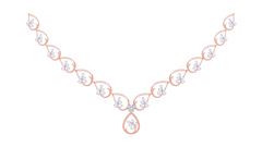 14K Gold & Diamond Lightweight Necklace Set KRI44003N