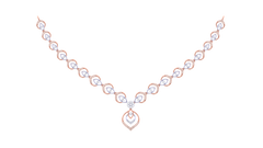 14K Gold & Diamond Lightweight Necklace Set KRI44005N