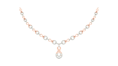 14K Gold & Diamond Lightweight Necklace Set KRI44006N-A