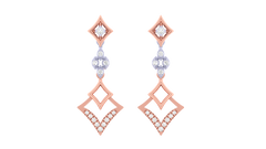 14K Gold & Diamond Women Dangler Earring KRI44008E