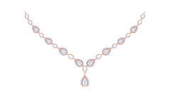 14K Gold & Diamond Lightweight Necklace Set KRI44011N